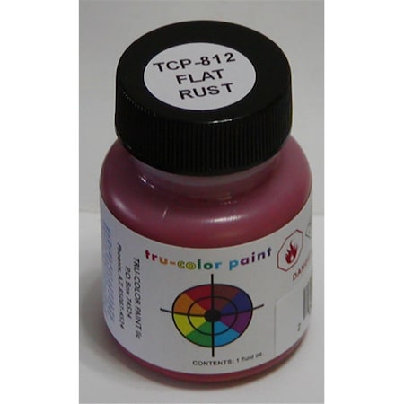 Tru-Color Paint Rust Flat Brush - 1 oz TCP812